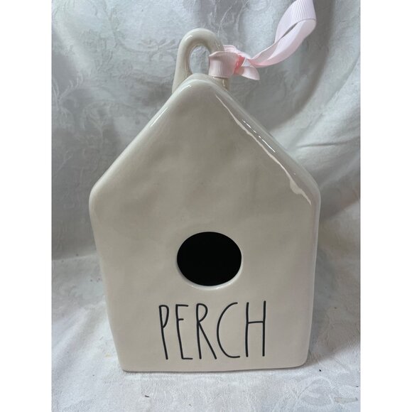 Rae Dunn Ceramic Bird House Perch Artisan Collection - Picture 5 of 5